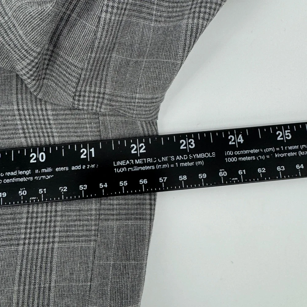 Steve Harvey Grey Glen Plaid 3-Piece Suit Mens 40R Jacket 34W Pants Vest